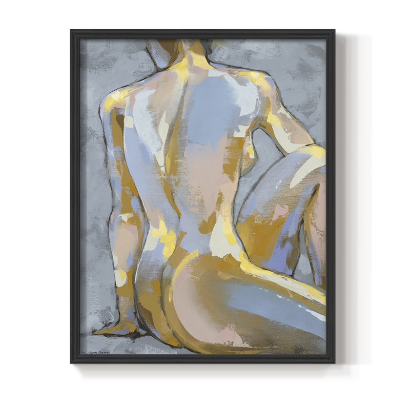 «Gray Maiden II», reproduction encadrée - bois massif, Noir, H 10 po x l 8 po