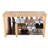 10 Pair Solid Wood Shoe Rack