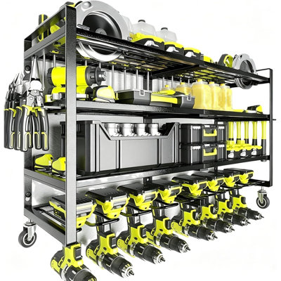 Wall Mount Tool Storage Rack
