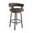 Kellum Swivel Counter and Bar Height Barstool with Arms in Faux Leather Upholstery and Metal Legs-90763189-90850231-93623870