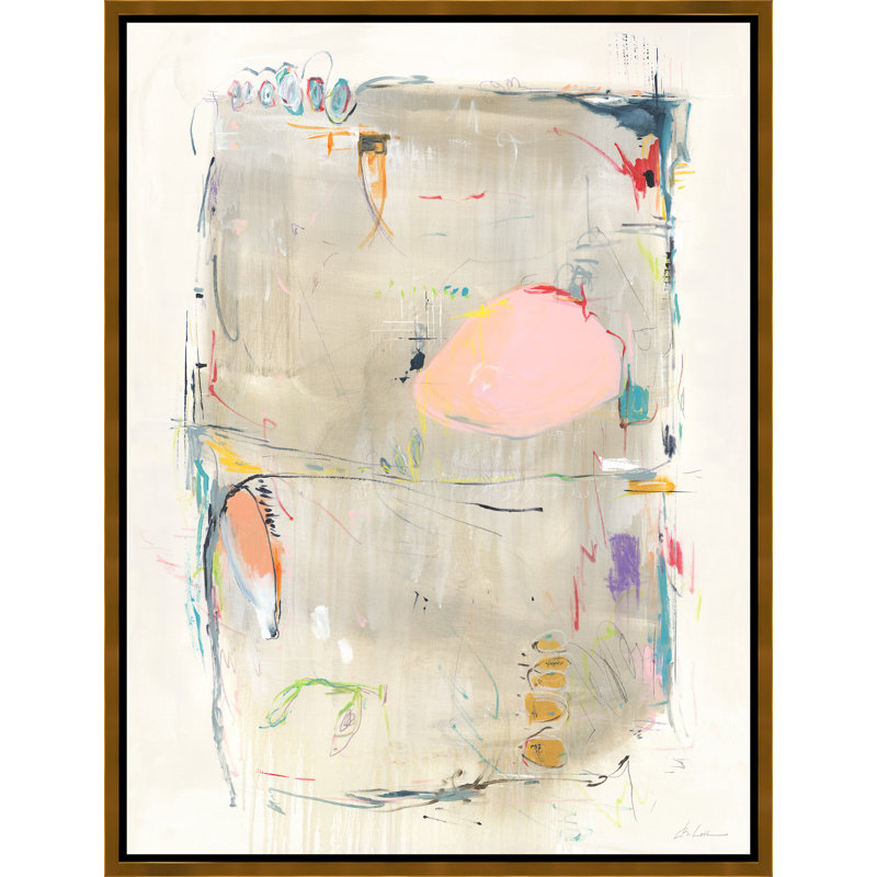 Second Season III Print by Bella Lane, 41.75" H x 31.75" W x 1.5" D, Image Brush Gel