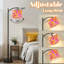 Lampe sur pied à arc avec abat-jour réglable tourbillon psychédélique style années 60 années 70 liquide et coloré texture marbrée lampe sur pied 3 températures de couleur à intensité variable lampe sur pied avec interrupteur au pied pour la chambre à coucher