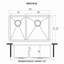 Ruvati 33-inch Low-Divide Undermount 40/60 Double Bowl Rounded Corners Stainless Steel Kitchen Sink