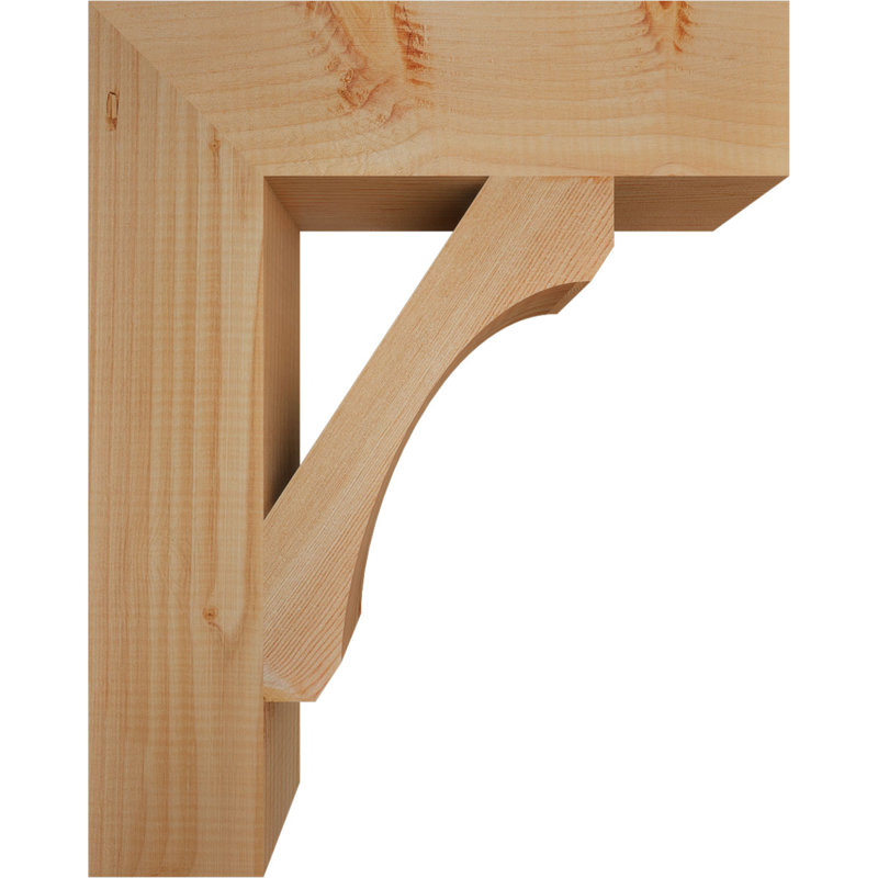 Support en bois rustique Legacy Block, Sapin de Douglas, Lisse, H 20 po x l 3,5 po x P 16 po