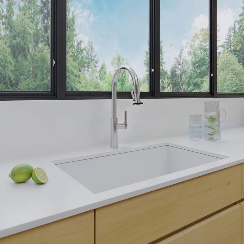 Pull-Down Kitchen Faucet - Trigger Spray, English Bronze