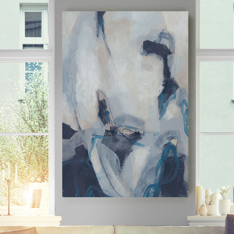 «Blue Process II», reproduction sur toile, H 48 po x l 36 po, Toile tendue, Sans cadre