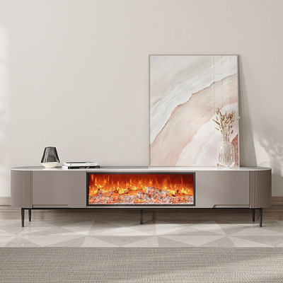 Simulated Flame Electronic Fireplace TV Cabinet