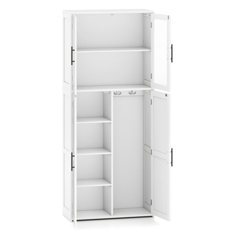 Freestanding Bathroom Cabinet, White