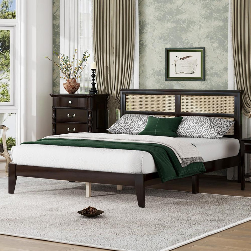 Queen Size Bed (Espresso)