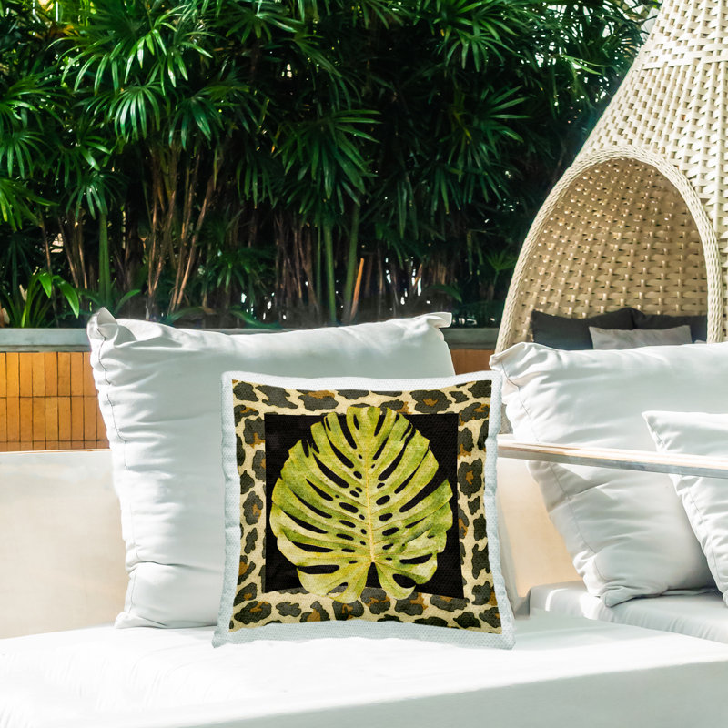 Animal Print Indoor/Outdoor Throw Pillow