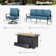 Tapasi 5 - Person Patio Conversation Set with Swivel Lounge Chairs &  Firepit Table