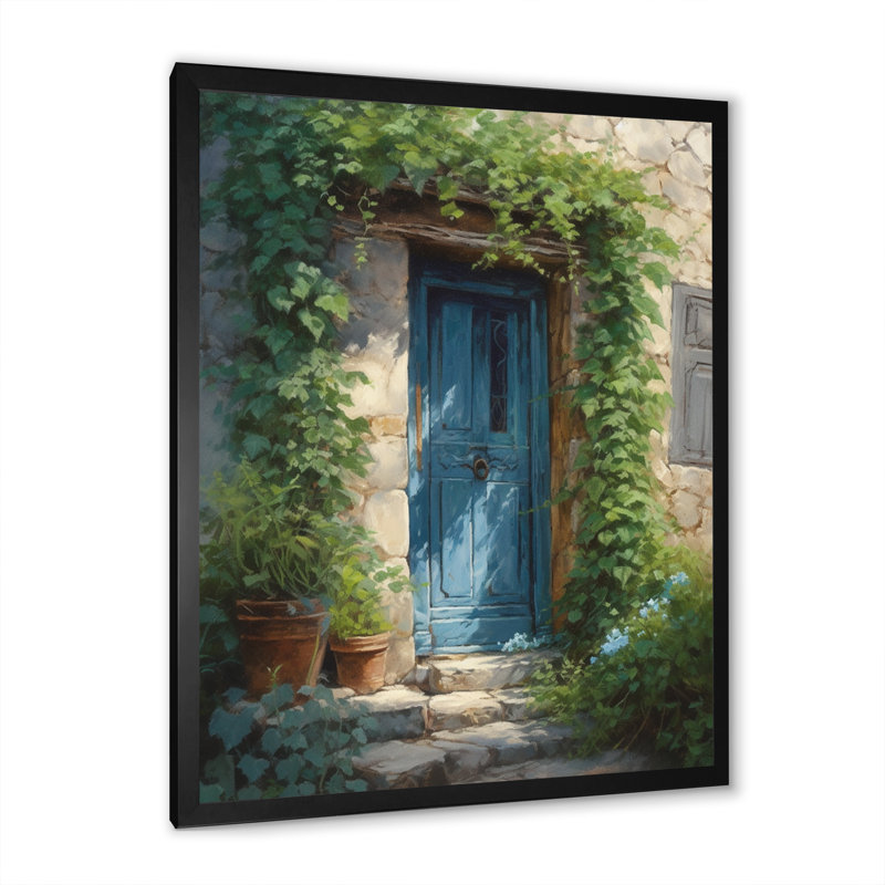 Impression sur toile "Richard's" par Richarda, Cadre photo noir, H 20 po x l 12 po x P 1 po