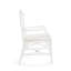Chaise avec accoudoirs croisés en rotin de coton Alderson-21774512