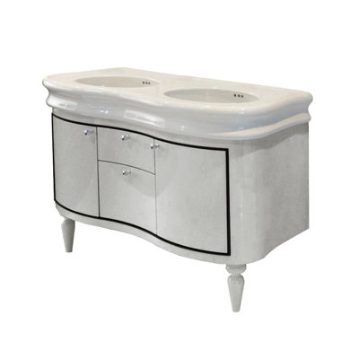 Lirico 44'' W Double Bathroom Vanity Base