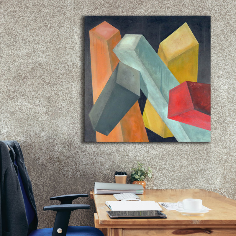 Toile épique Graffiti «A Delicate Balance» par Bebe Keith, 37 po x 37 po