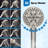 5-Spray Dual Filtered Rainfall Shower Head Combo, High Pressure 13'' Shower Head , With Pause Mode, 71'' Hose-119406546