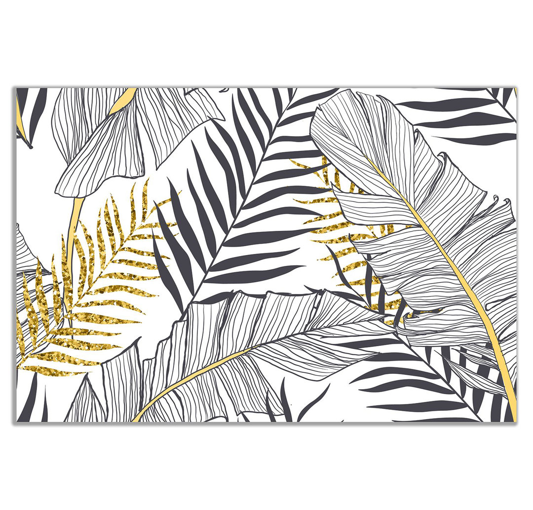 Exotic Tropical Jungle Leaf - Wrapped Canvas Print