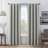 Eclipse Lollie Blackout Thermalayer, Rod Pocket Window Curtain Panel Pair-915998650-915998655