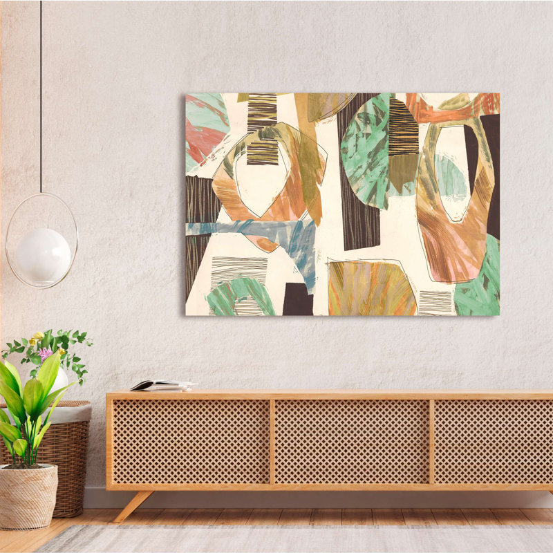 Wrapped Canvas Print: Abstract Forest by Sven Dorn, 70cm H x 100cm W