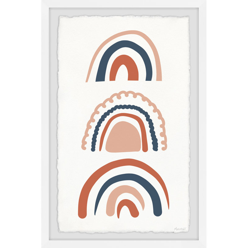 Mystic Rainbows - Single Picture Frame Painting, 91cm H x 61cm W x 3.81cm D