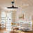 Soraya 22 in. Indoor Ceiling Fan with Dimmable Integrated LED and Remote Control-820131328-820131331