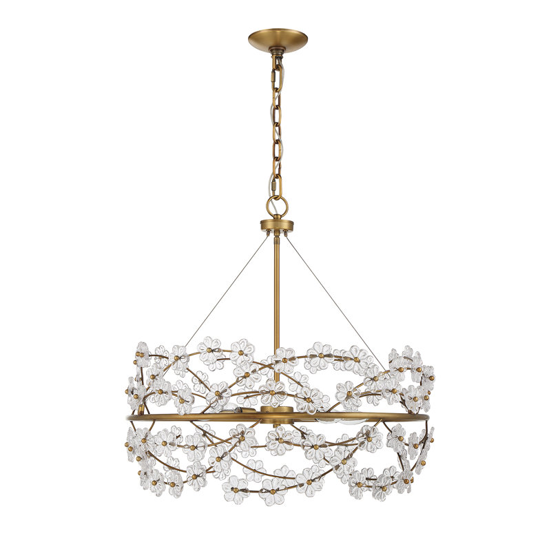 Daylie 5-Light Chandelier In Warm Brass