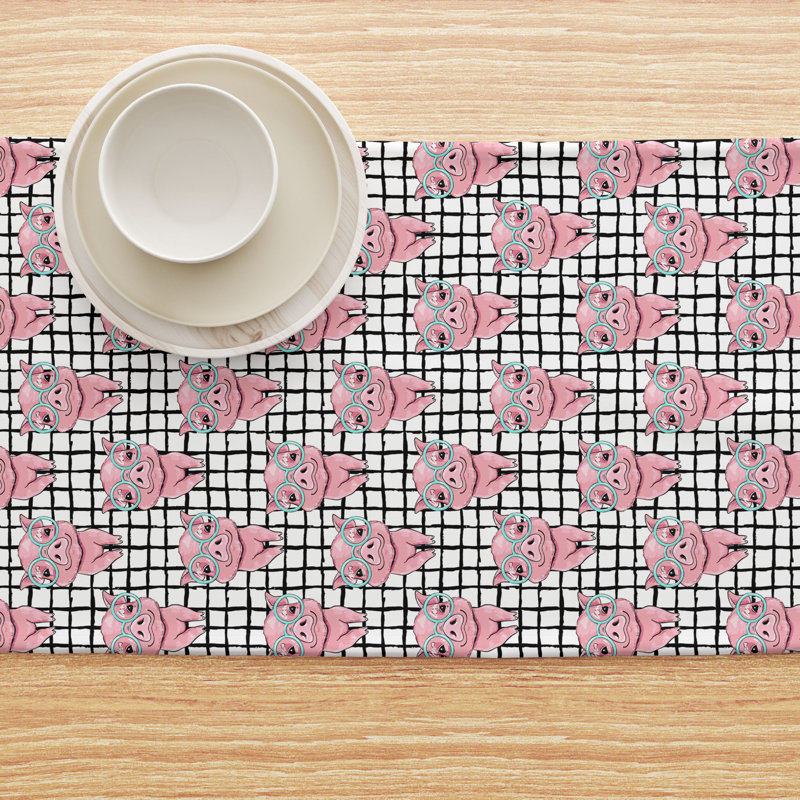 Rectangular Cotton Twill Tablecloth, 108" L x 16" W 