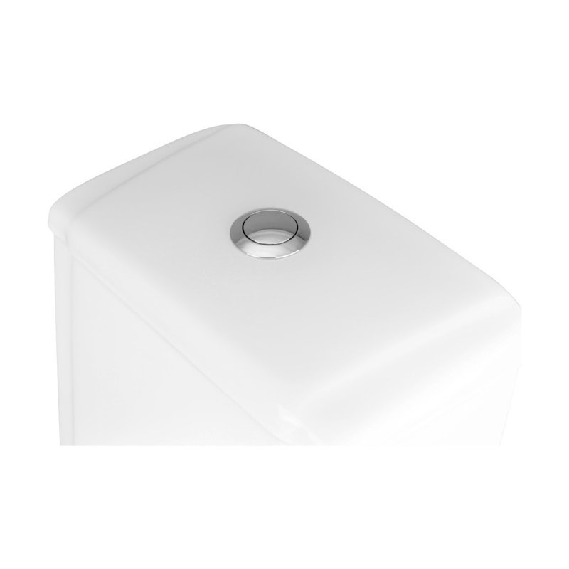 White Child Potty Training Toilet with Push Button Flush