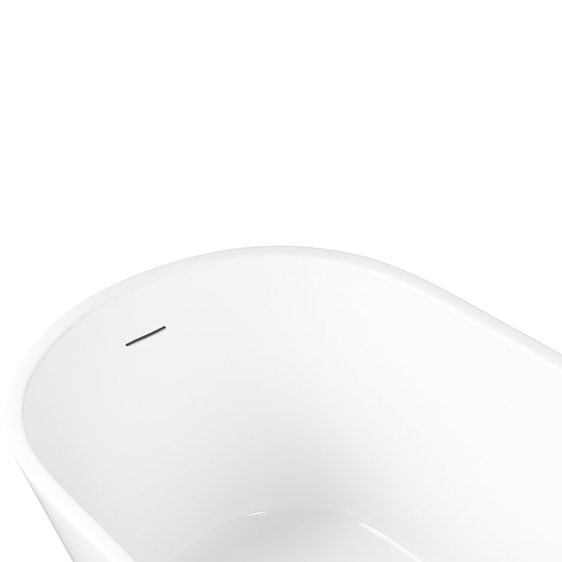 67'' x 31'' Freestanding Soaking Acrylic Bathtub