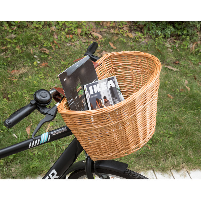 Panier de vélo en osier