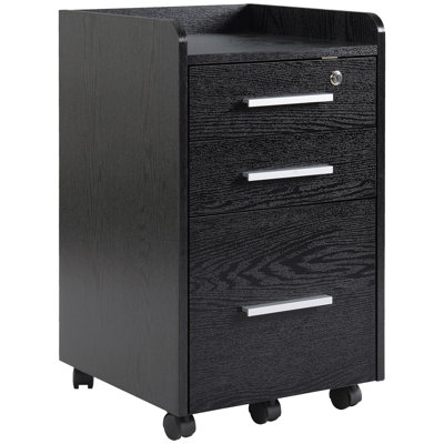 15.4'' Wide 3 -Drawer Mobile File Cabinet