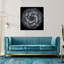 «Succulent Graptoveria Baw 001 Square Contrast Abstract Contemporary Succulent Landscape Nature Art mural-706647822