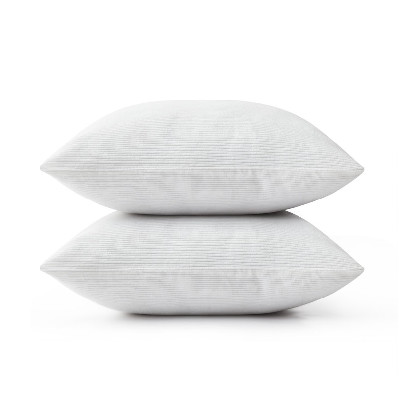 Dardel Velvet Scatter Cushion Cover, White