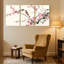 Birds Birds On Cherry Blossom Branches, ensemble de 3 impressions sur toile-612051208