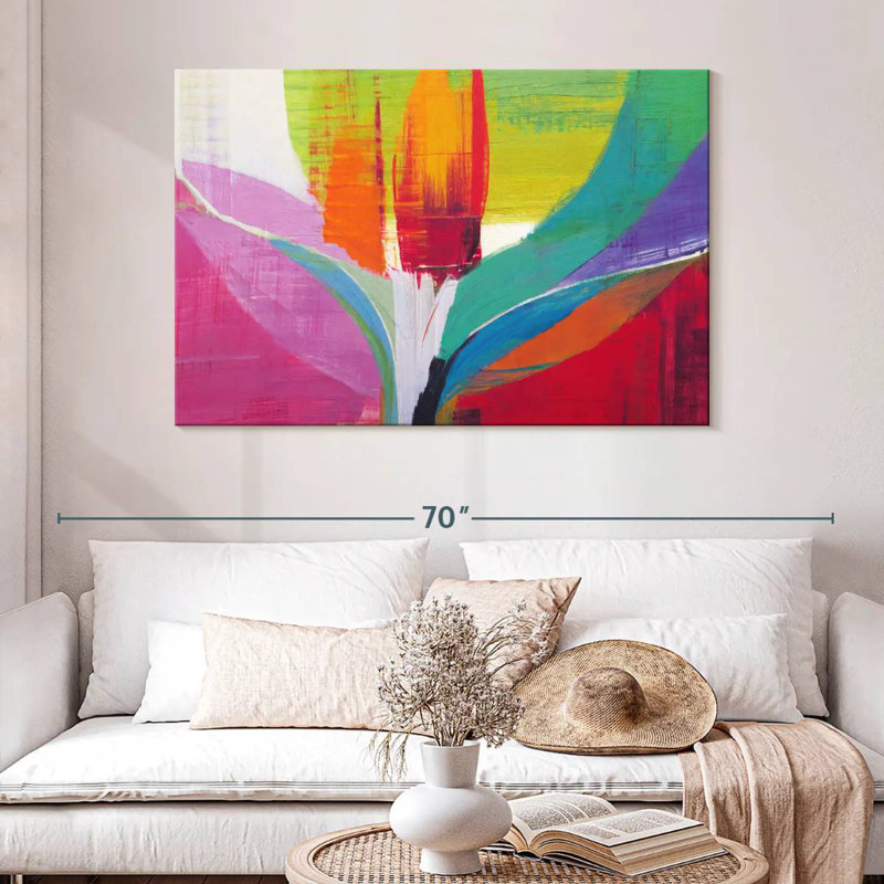 Avery Tulip Abstract, 32" H x 48" W