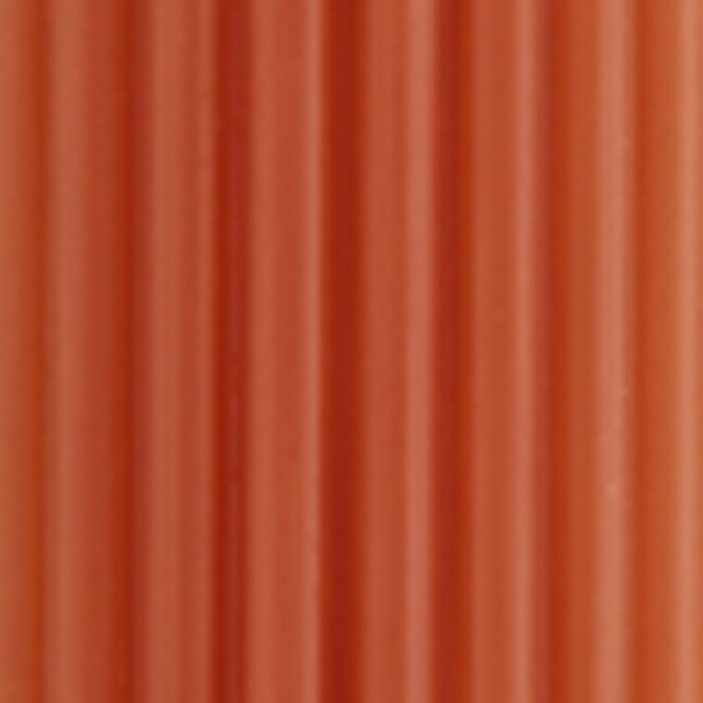 Grecian Collenette Unscented Taper Candle, Rust, 7" H x 1.25" W x 1.25" D