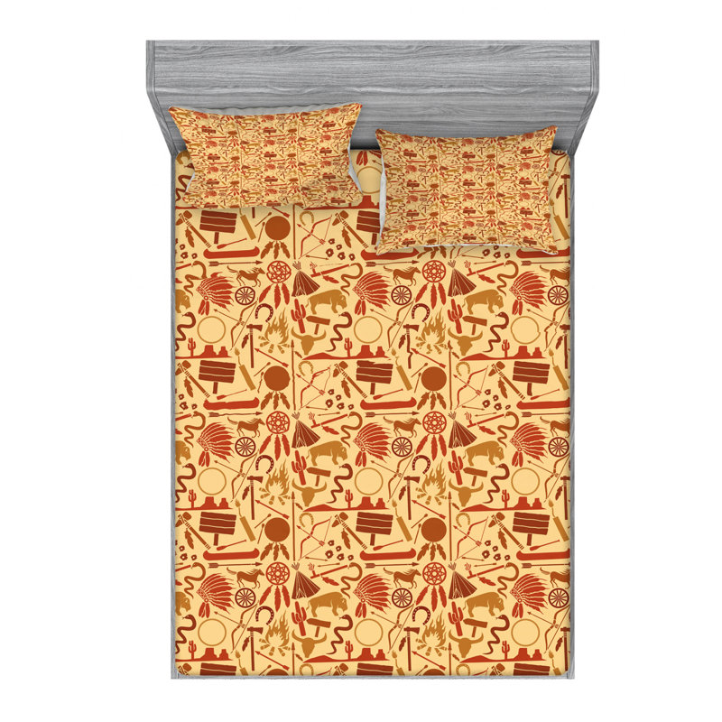 Microfiber Sheet Set, Queen Sheet Set with Fitted Sheet