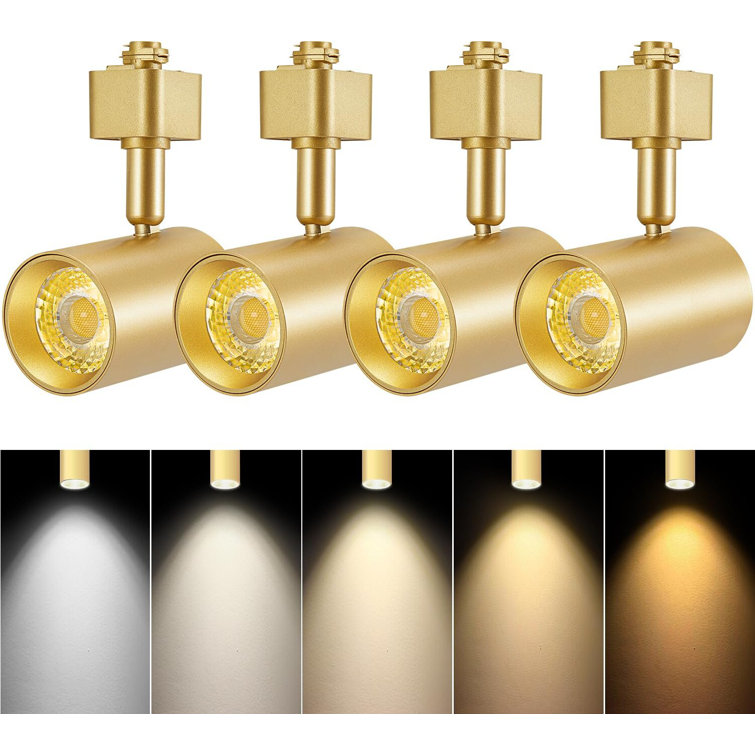 5-Colour LED Track Lighting Heads H Type Track Light Heads Dimmable(4 Pack)