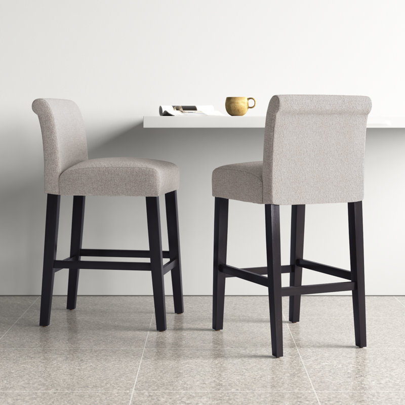 Tabouret de comptoir et de bar Altovise, gris, Tabouret de comptoir (29 po)