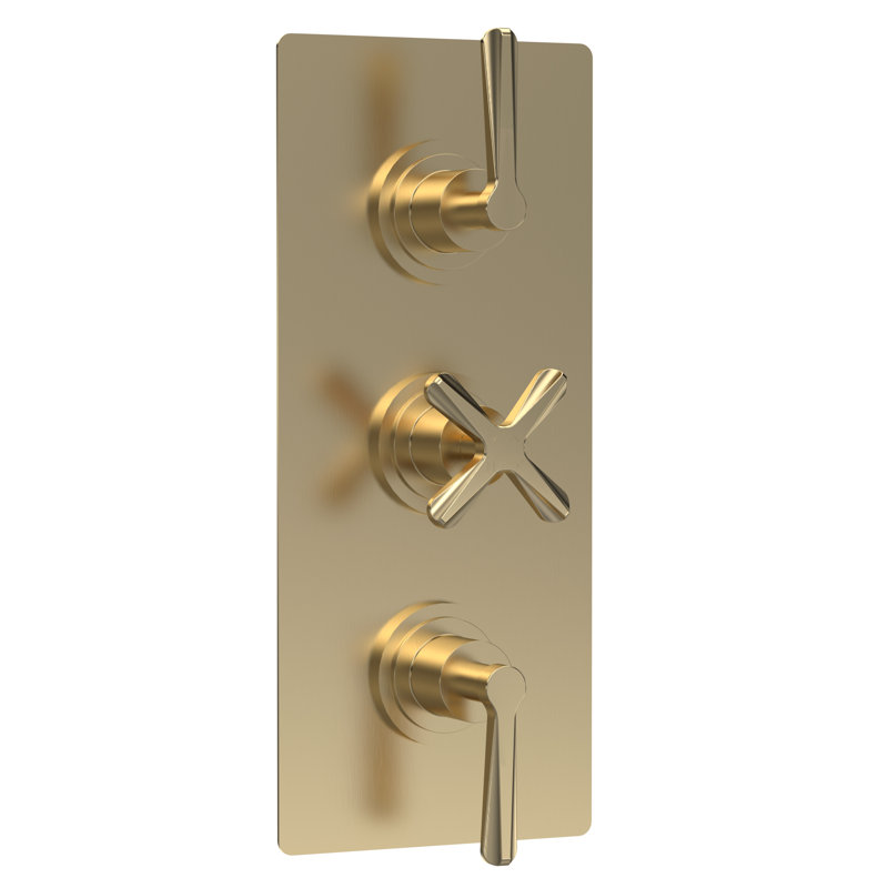 Triple Thermostatic Valve, Chrome
