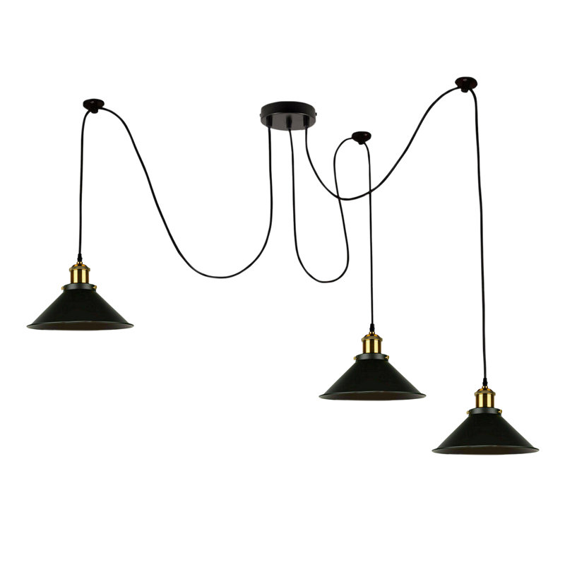 Romo 3 - Light Cluster Pendant, Black