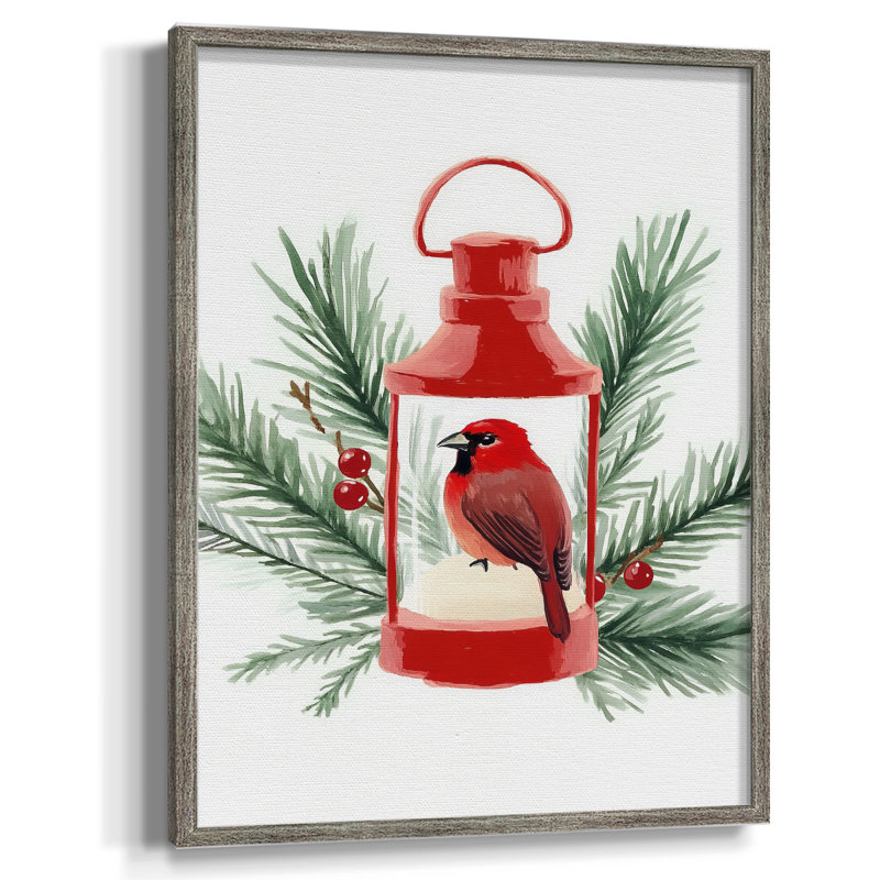 «Christmas Holiday Art» CECXXXVII, reproduction d'art encadrée - bois massif, H 11 po x l 9 po