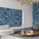 Geode 24" x 48" Blue Polished Porcelain Floor and Wall Tile