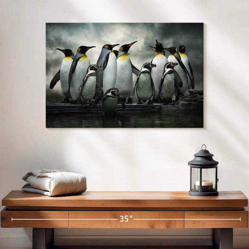 Manchot pingouin, H 16 po x l 24 po