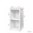 WHITE Color Modular Wine Bar Cabinet With Storage Shelves With Hutch For Dining Room