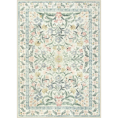 Tapis lavable Boho