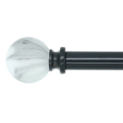 Boville Adjustable Single Curtain Rod