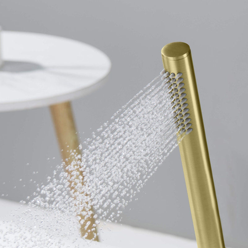 Handheld Shower Head 1.75 GPM GPM, Brushed Gold