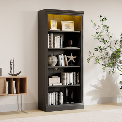 83.4" Tall Bookcase with LED