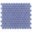 Tribeca 1" Hex Glossy 10-1/4 " x 11-7/8 " Porcelain Mosaic Floor and Wall Tile-60810398